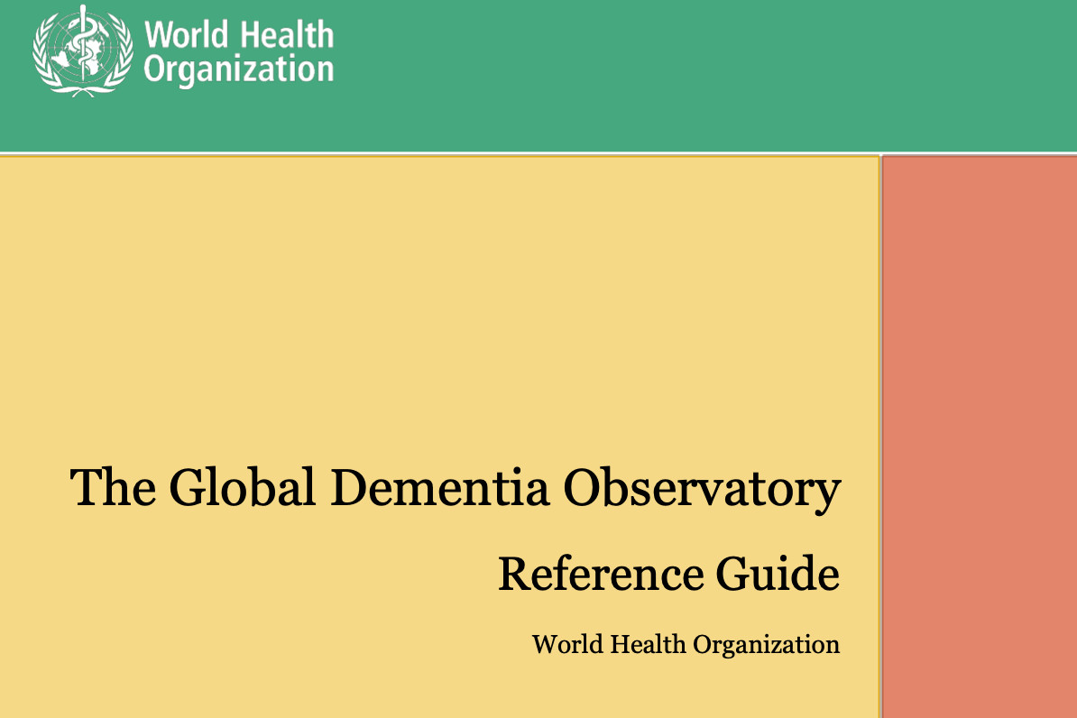 The Global Dementia Observatory Reference Guide